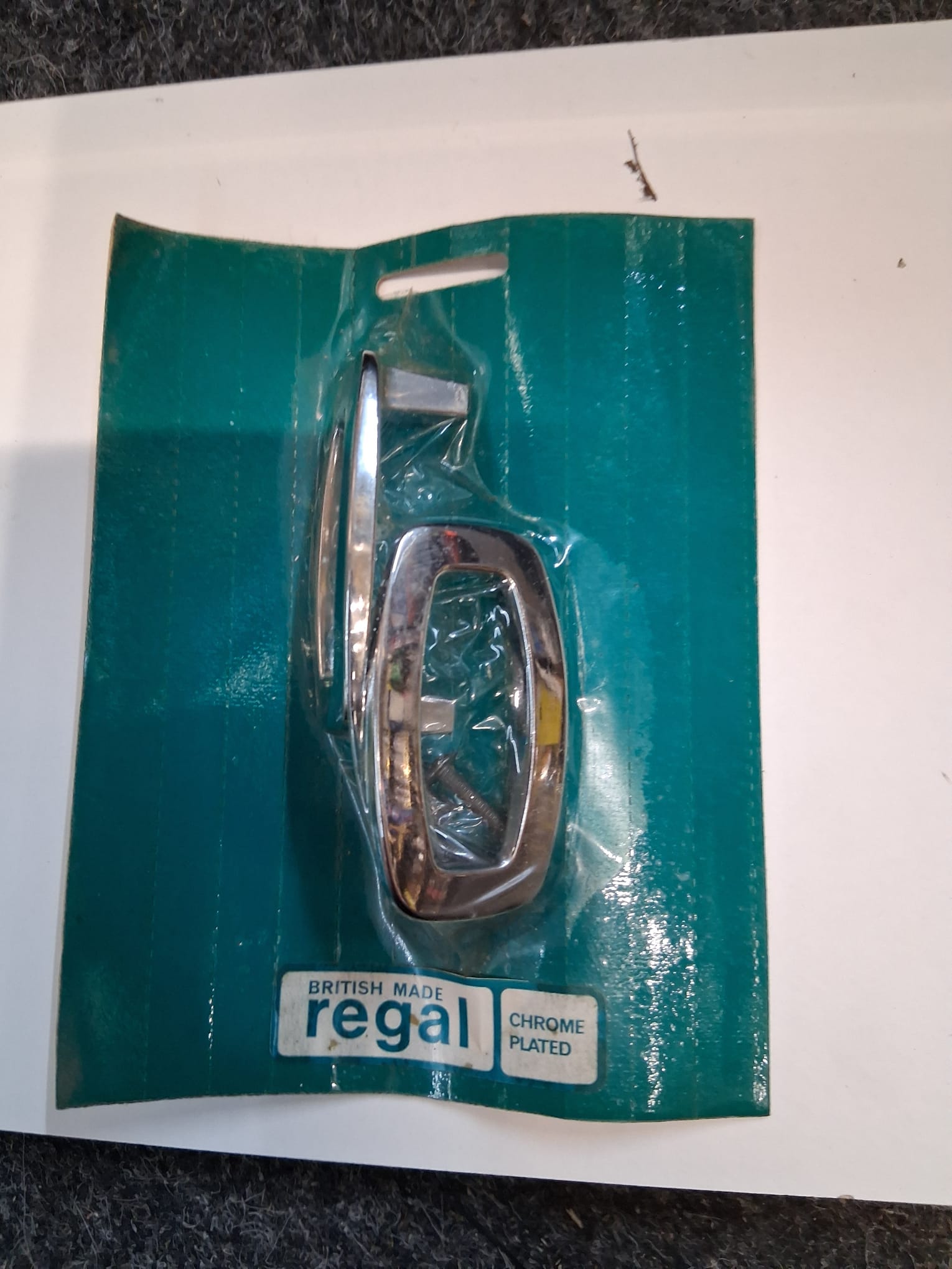 Regal Vintage Pull Handle Chrome Plated 70 x 45mm (L9025)