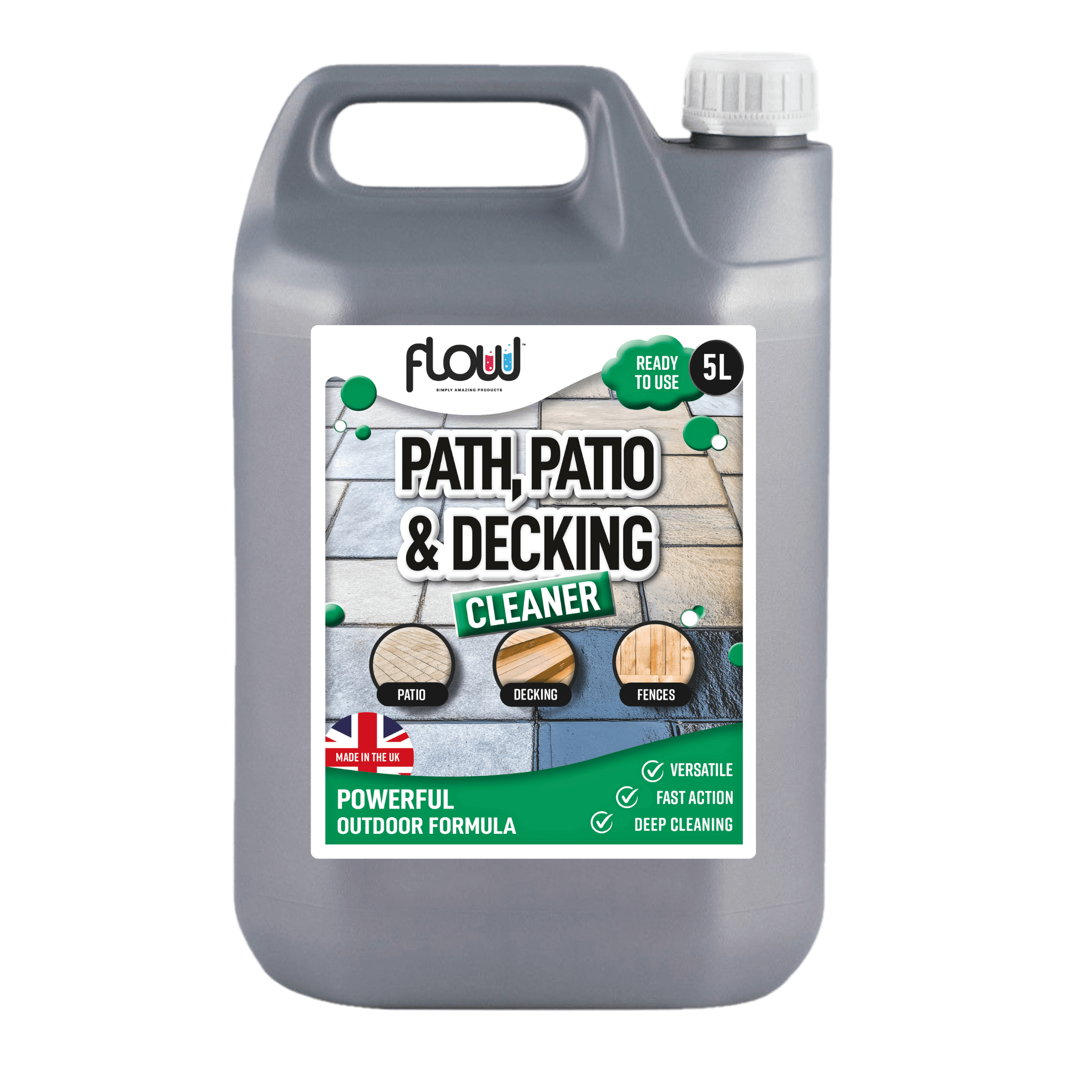 Path, Patio & Decking Cleaner 5L Ready Use (PATIO5L)