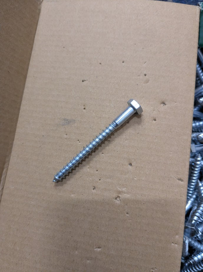 Coach Screws M6 x 65mm Box of 200