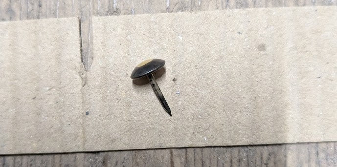 Vintage Fisco Half Domed Upholstery Nails - Box of 1000 - 13mm - Bronze Renaissance