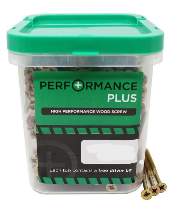 High Performance Wood Screws (Multiple Sizes Available)