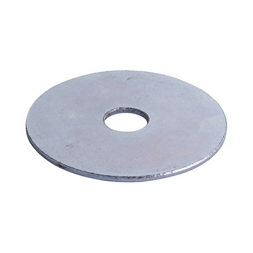 Timco Flat Penny Washers M10 x 25mm (1in) Pack of 100 (WP1025Z)