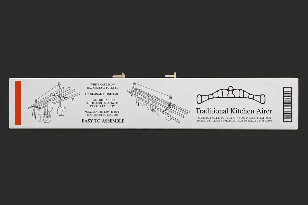 Traditional Kitchen Ceiling Airer 6ft (LOCAL PICKUP / DELIVERY ONLY)