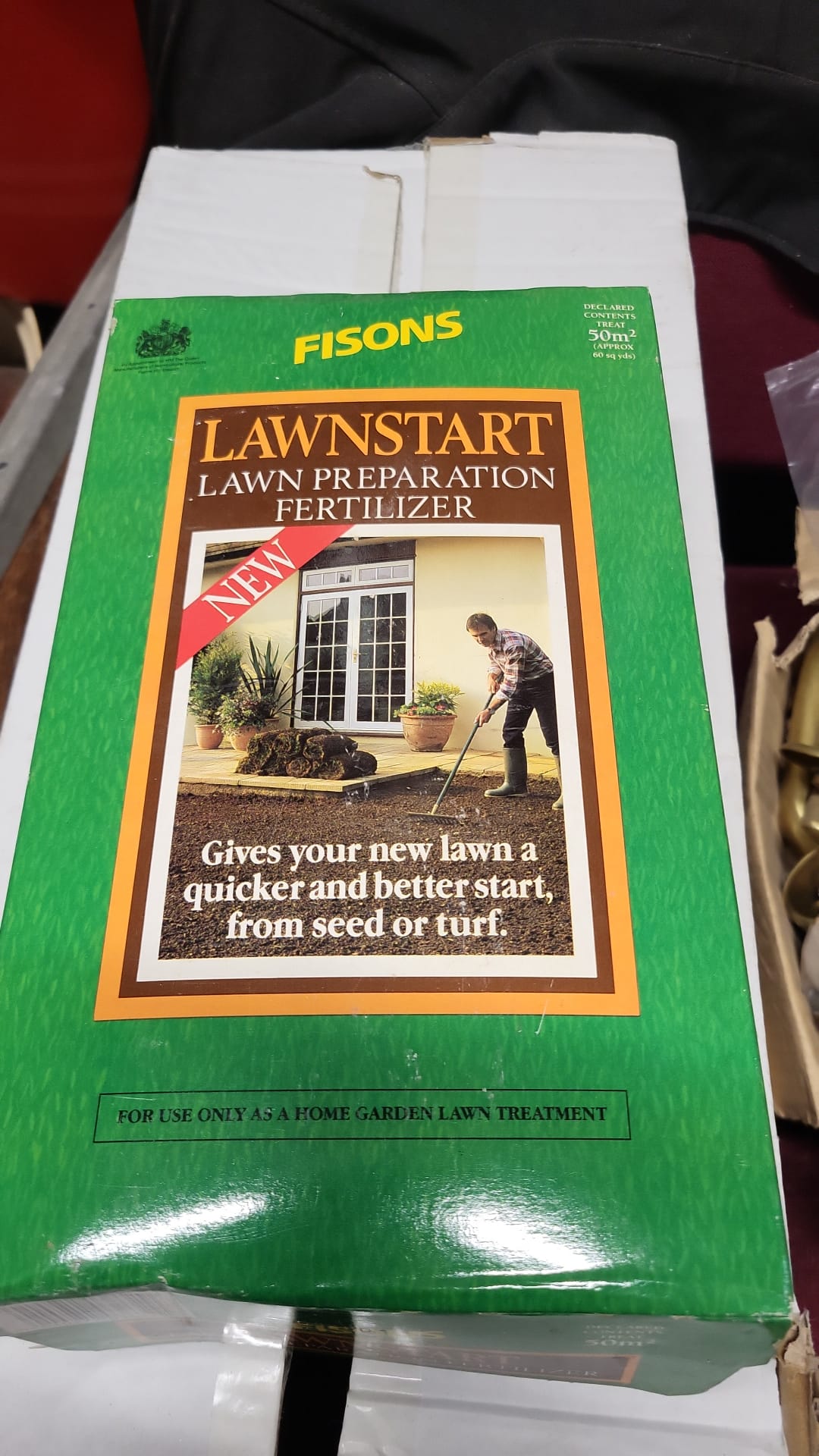 Fisons Lawnstart Lawn Preperation Fertilser 50m2