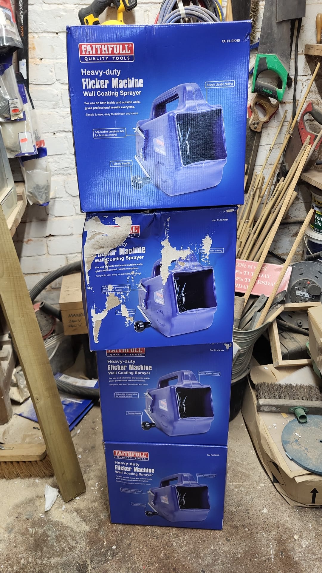 Faithfull Heavy-Duty Plastic Body Hand Sprayer (Damaged Box)