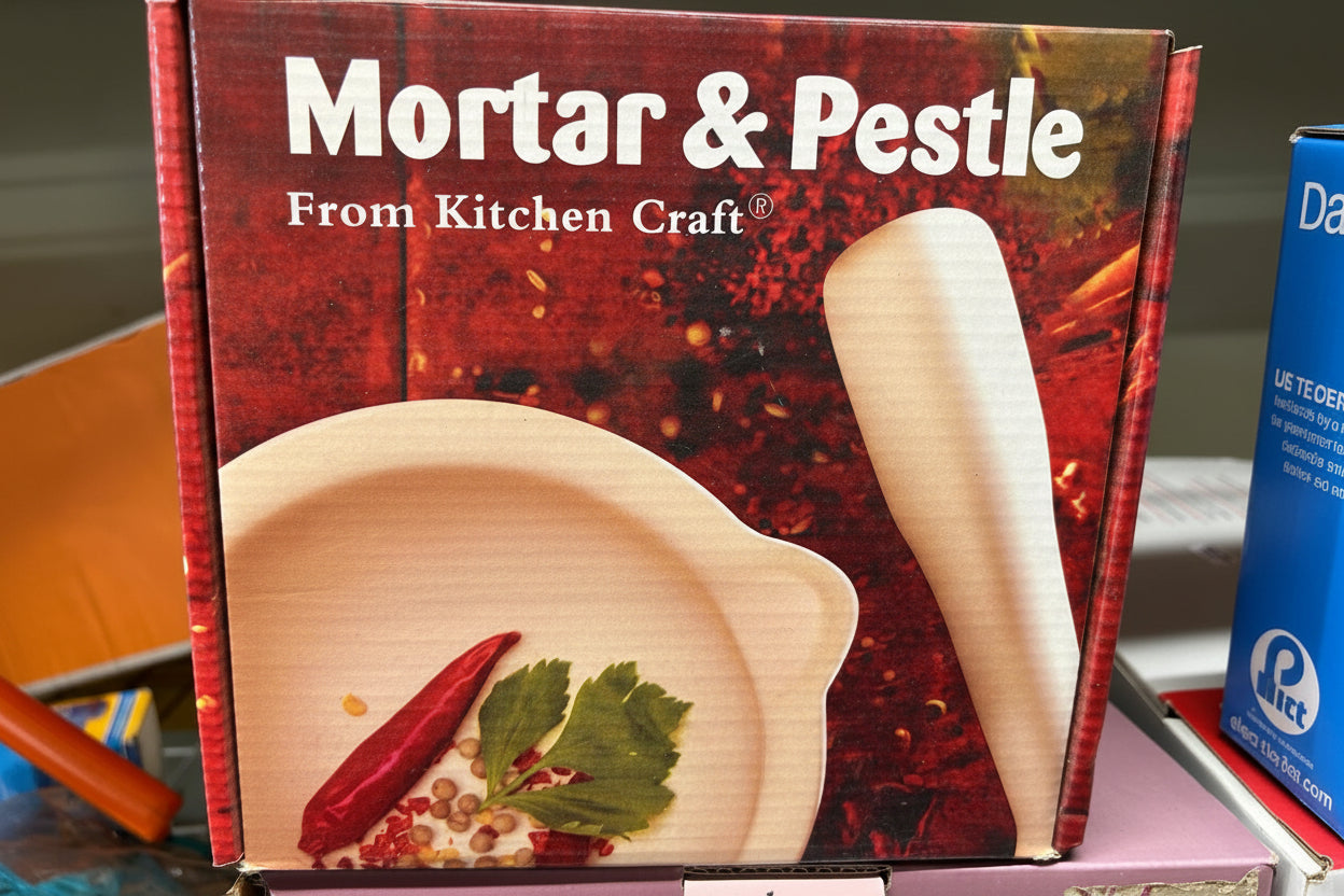 Kitchencraft Mortar & Pestle 12cm (KCMPC)