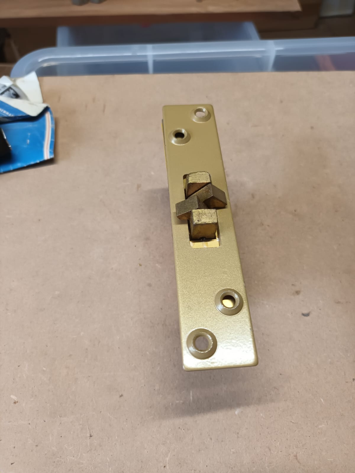 Legge Brass 5 Lever Sliding Clawbolt Mortice Dead Lock 76mm