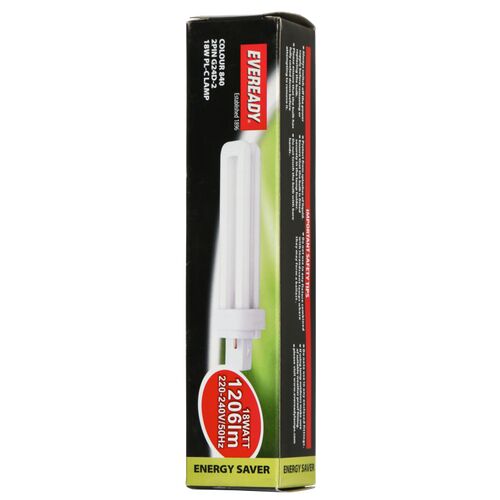 Eveready Energy Saver Bulb 18w - 2 Pin Cool White