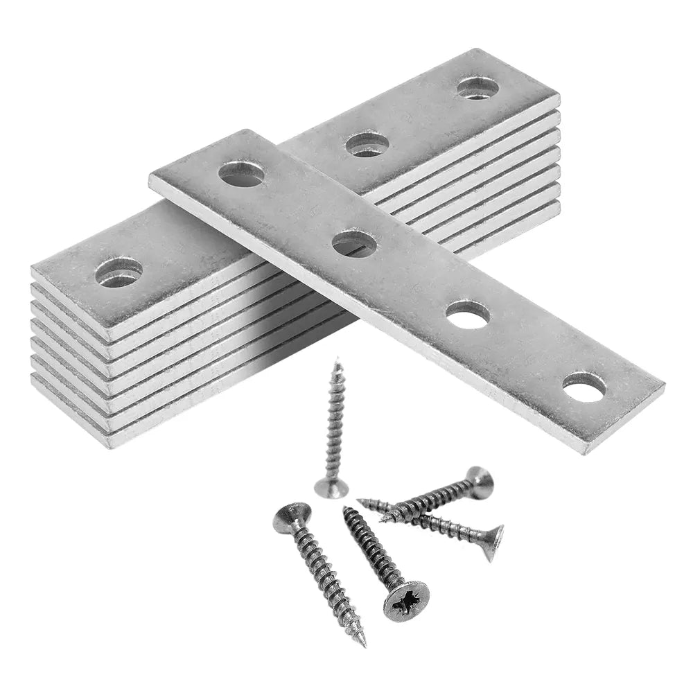 Dekton Mending Plates / Connector Plates 100mm x 15mm - 8 Pack (DH01010)