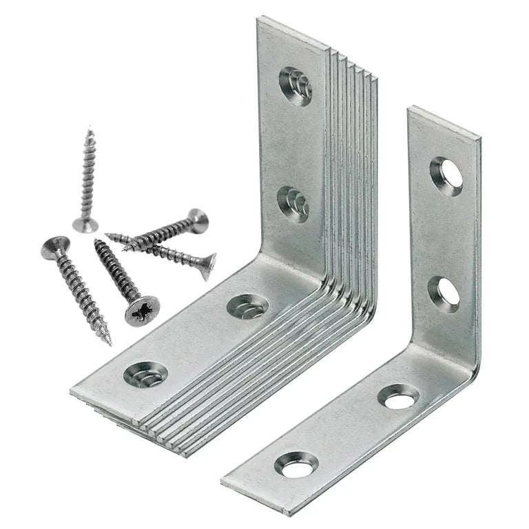 Dekton Corner Brace / Right Angle Bracket 50mm (2in) Pack 10 (DH01050)