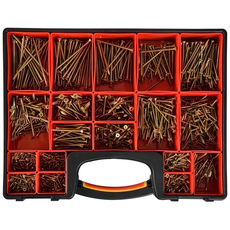 Forgefix Screw Assortment - 1500 Piece (Damaged Case)