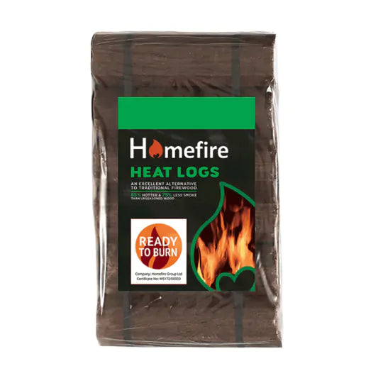Homefire Heat logs 9.5kg, Pack of 12
