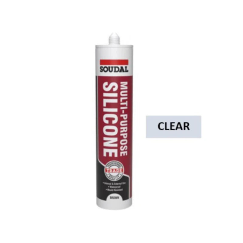 Soudal Multi-Purpose Silicone Clear 270ml