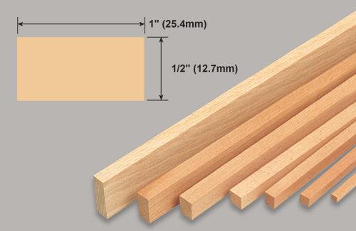Balsa Wood Strips 914mm (36in)