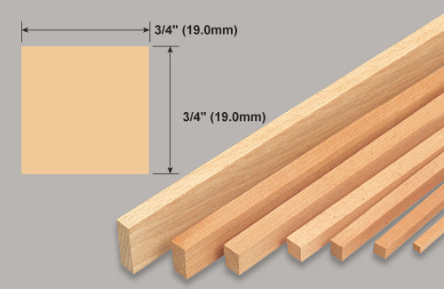 Balsa Wood Strips 914mm (36in)