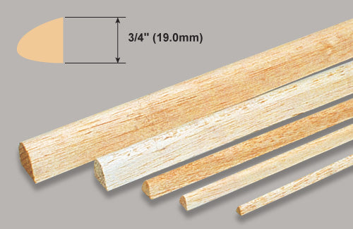 Balsa Wood Leading Edge 914mm (36in)