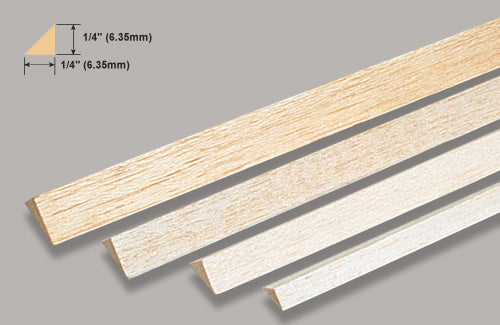 Balsa Wood Triangle 914mm (36in)