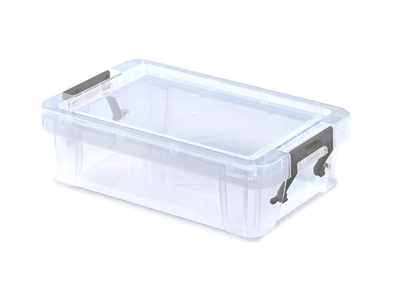 Whitefurze Stackable Storage Boxes - 0.3L, 0.5L & 0.8L