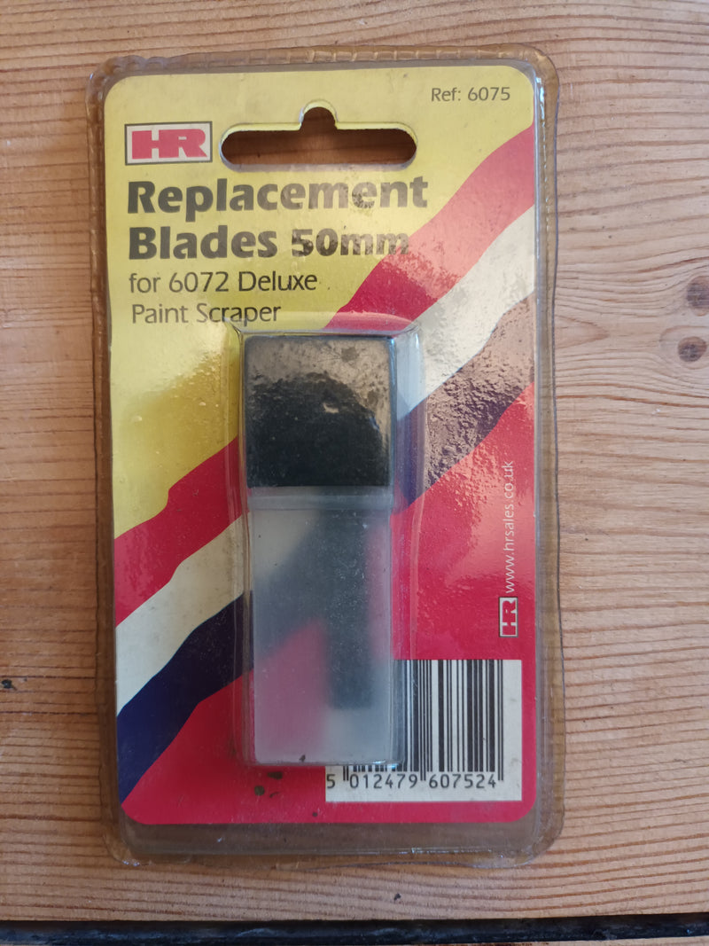 HR Replacement Blades 50mm (2") For 6072 Deluxe Paint Scraper