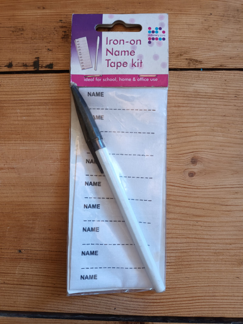 Iron-on Name Tape Kit