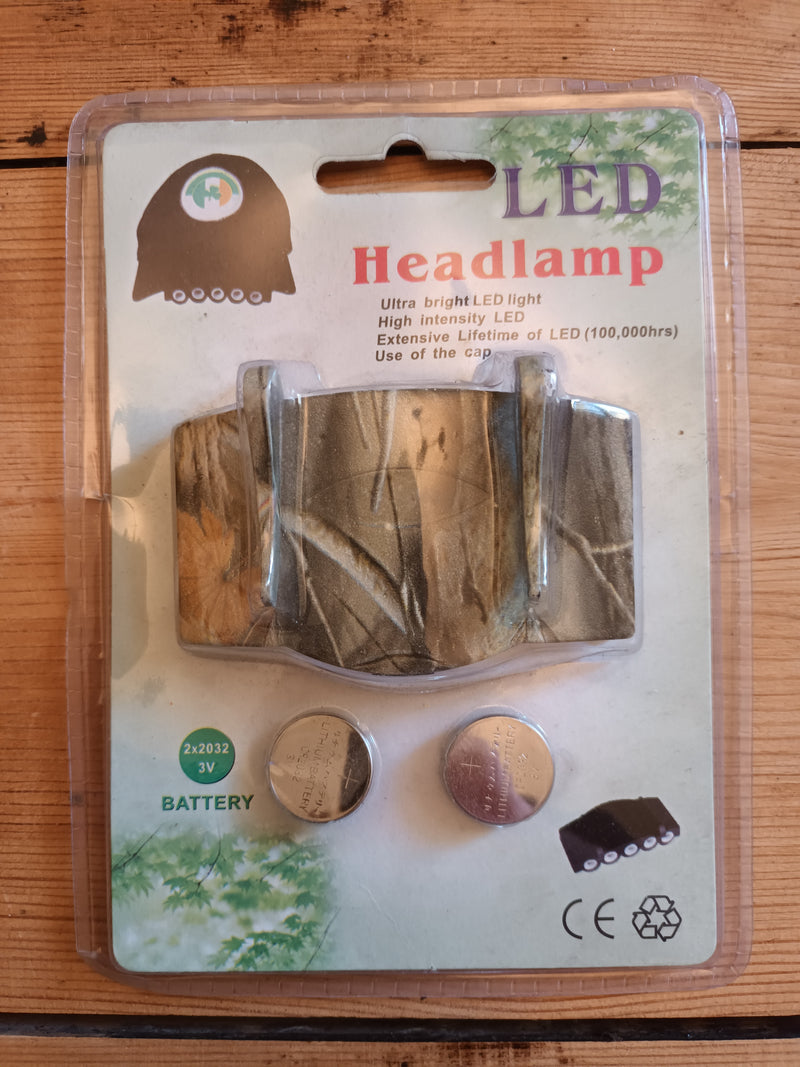 5 LED Camouflage Cap Headlamp