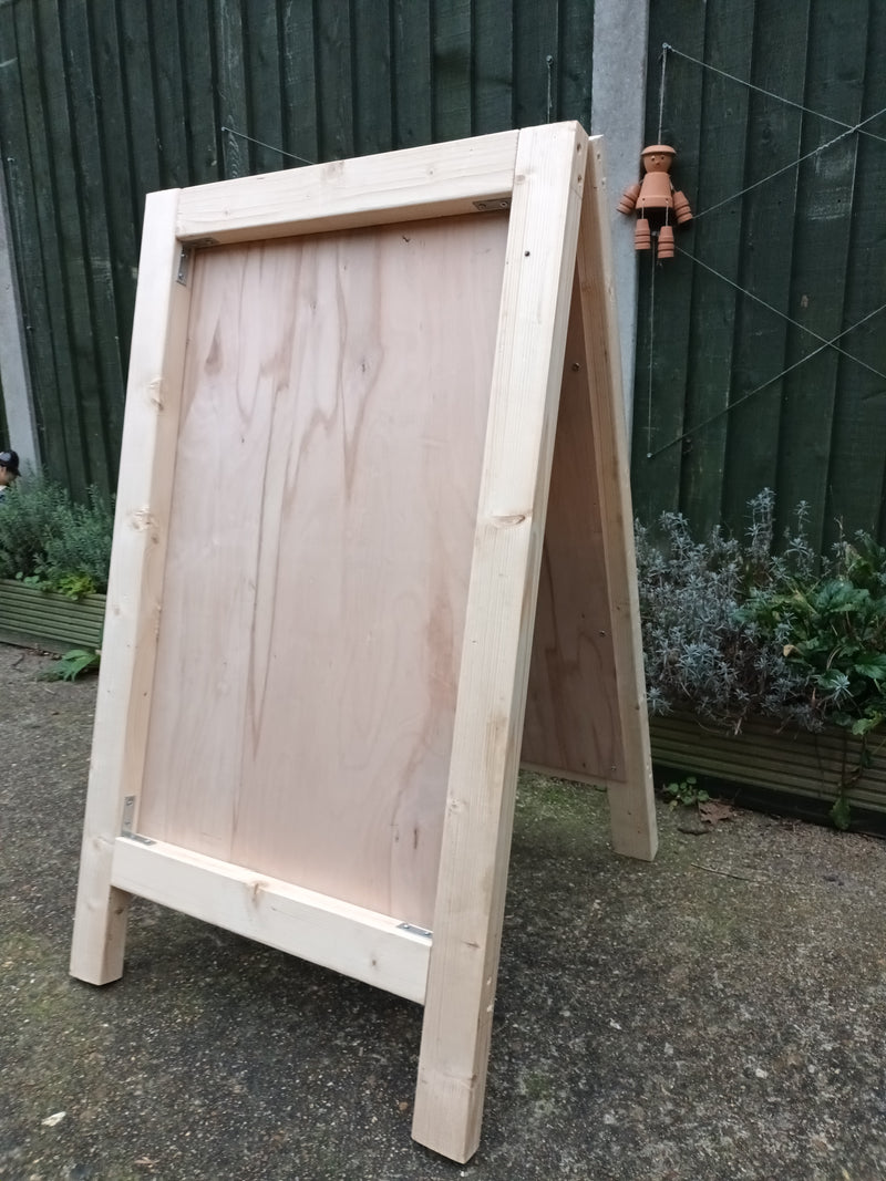 Handmade Wooden Fold Out A-Board