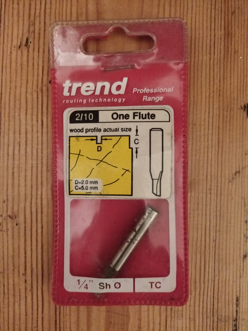 Trend Router Bit Straight Cutter One Flute