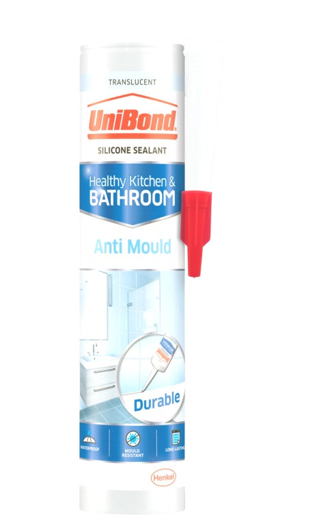 UniBond Anti-Mould Bathroom & Kitchen Sealant - Translucent