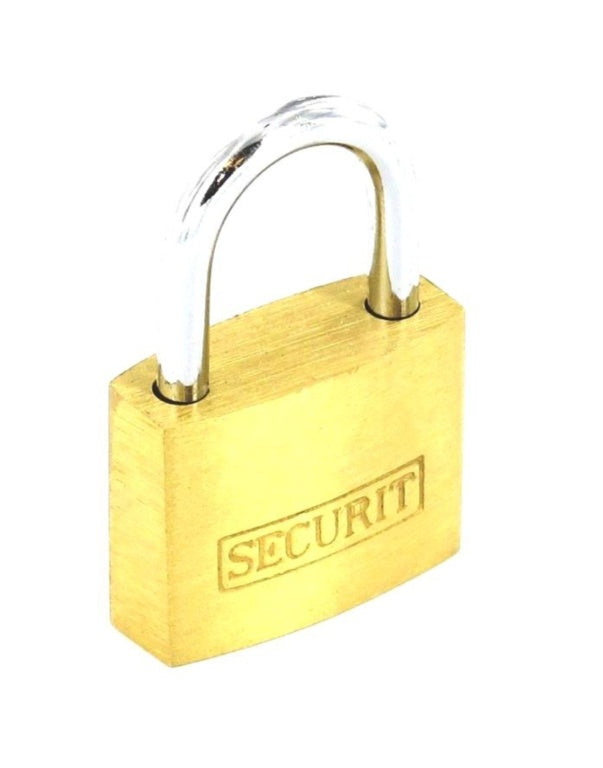 Securit Brass Padlock 20mm (3/4") (S1151)