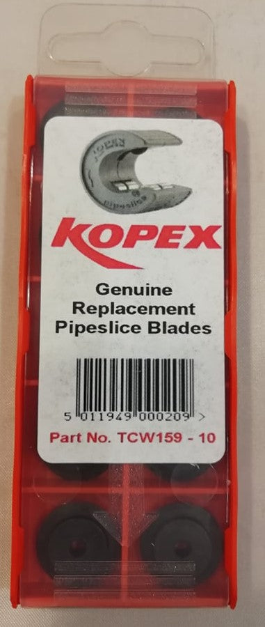 Kopex - Genuine Replacement Pipe Slice Blades Pack of 10
