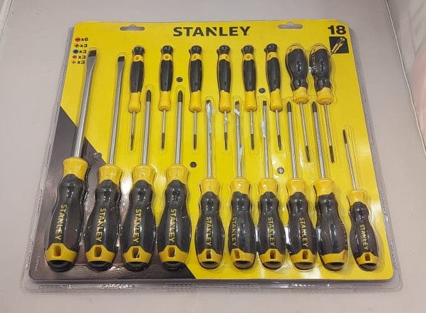 Stanley XMS18DRIVE18 Essential Screwdriver Set - 18 Piece