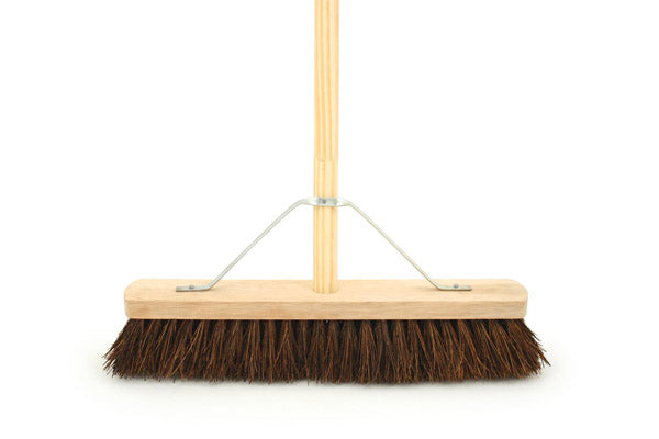 Charles Bentley - Stiff Bassine Platform Brush With Handle - 18" & 24" (LOCAL PICKUP/DELIVERY ONLY)