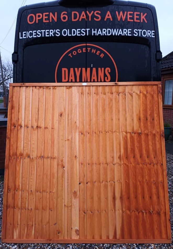 Superior Closeboard Fence Panel 6ft x 6ft (180cm x 182.8cm) (LOCAL PICKUP / DELIVERY ONLY)