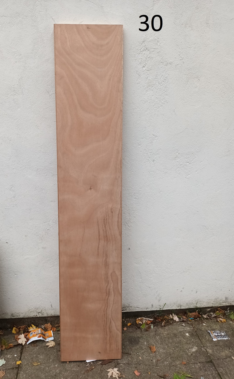 Slim Veneered Fire Door 1981mm x 385mm (78" x 14")