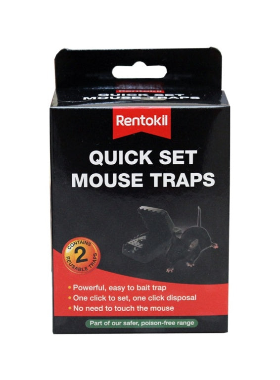 Rentokil Quick Set Mouse Traps - 2 pack