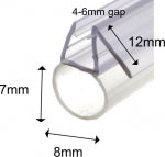 Aquaseal Shower Seal - 4-6mm x 1m