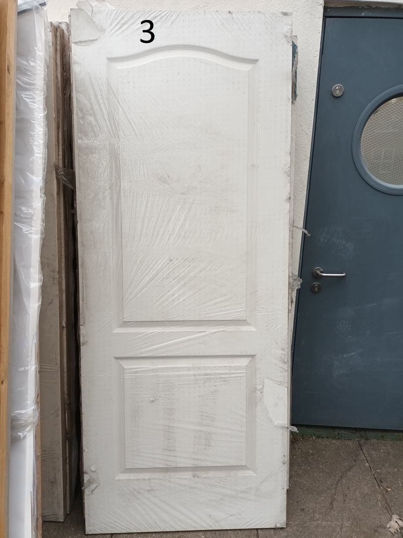 LPD Classical Moulded 2 Panel Unfinished White Internal Door - 2040mm x 826mm (80 1/2" x 32 1/2") (LOCAL PICKUP / DELIVERY ONLY)