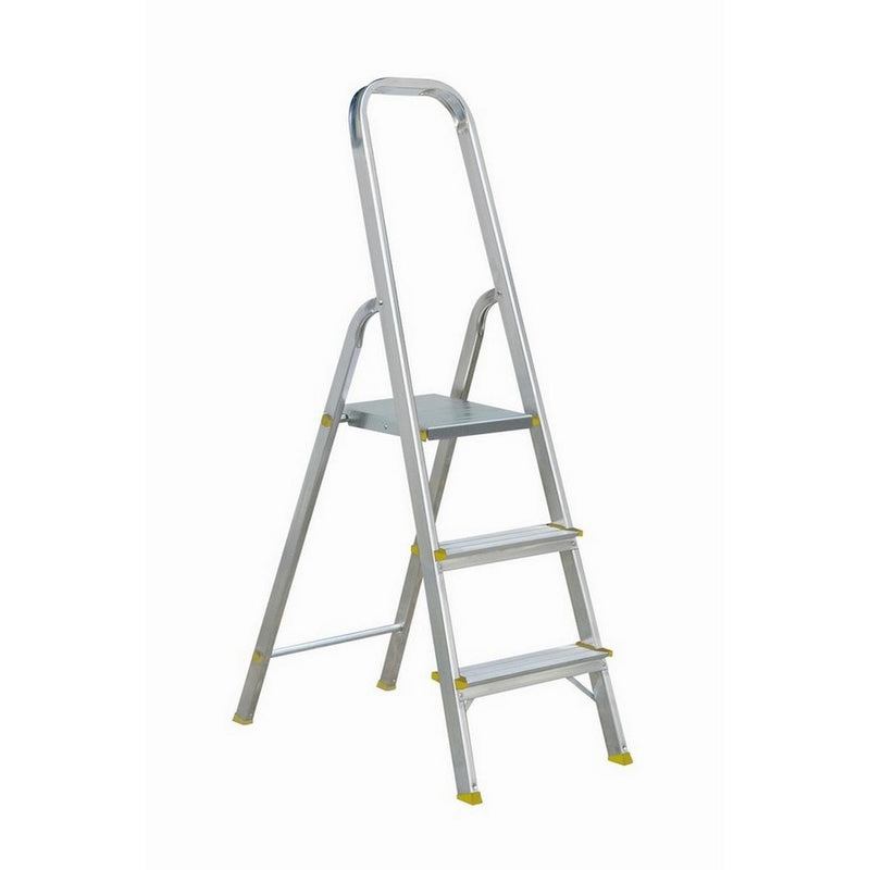 DraBest - Aluminium Step Ladder - 2, 3, 4, 5, 6, 7 & 8 Tread (LOCAL PICKUP/DELIVERY ONLY)