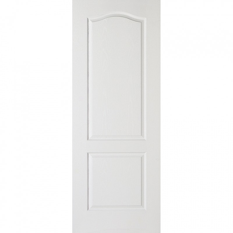 Premdor Classical Moulded 2 Panel Unfinished White Internal Door - 1980mm x 838mm (78" x 33") (LOCAL PICKUP / DELIVERY ONLY)