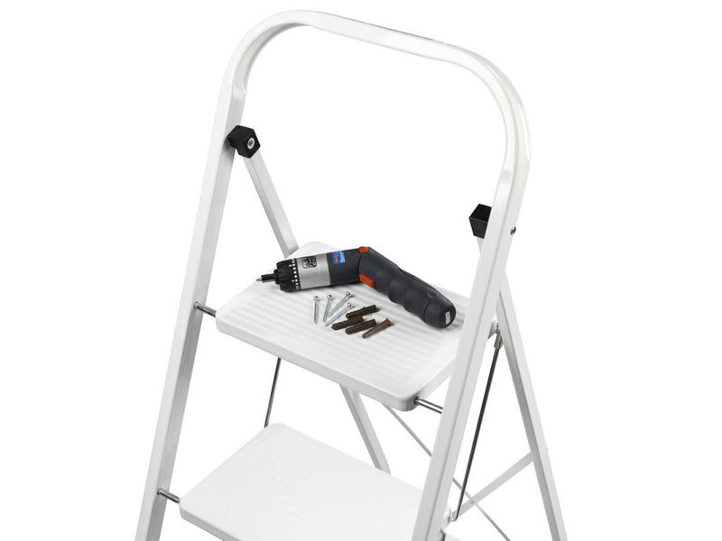 SupaTool - 3 Step Steel Stepladder (LOCAL PICKUP/DELIVERY ONLY)
