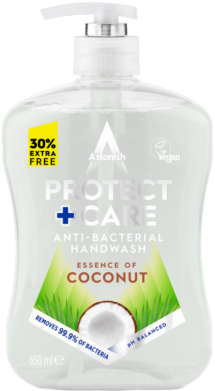 Astonish - Protect & Care - Anti-Bacterial Hand wash - Essence of Coconut