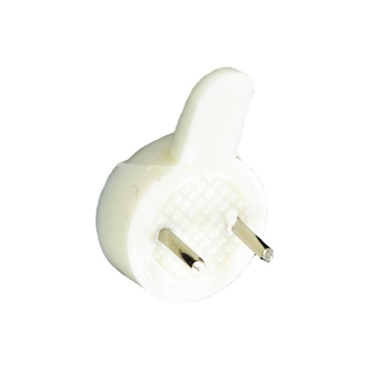 Securit Small Picture Hooks - White Plastic - 22mm (7/8") - 4 pack