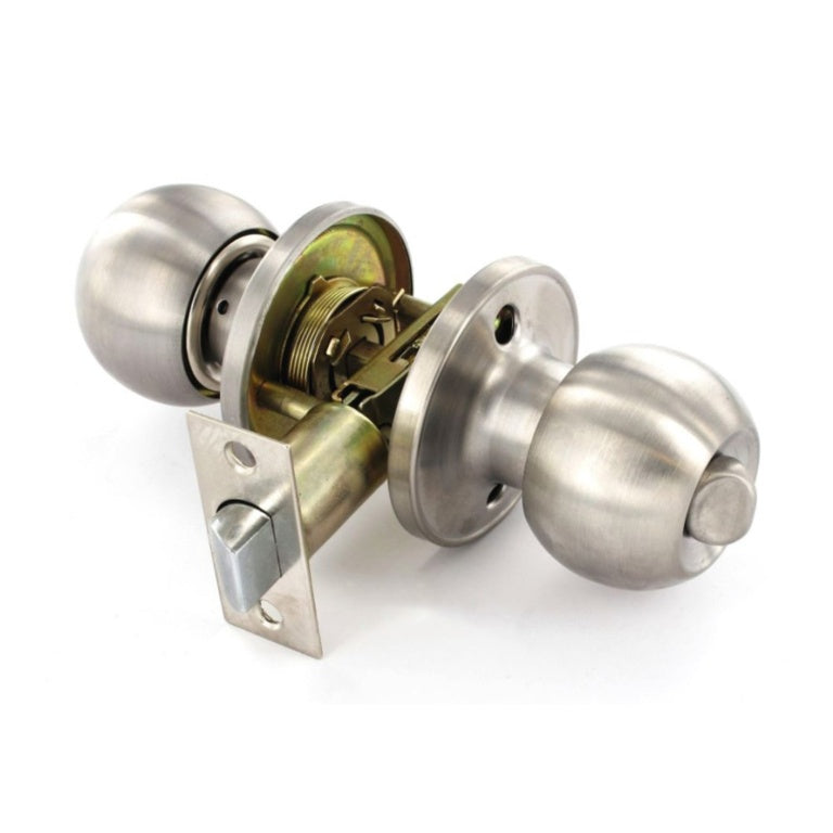 Securit Privacy Knob Set Stainless Steel 60/70mm (S2954)