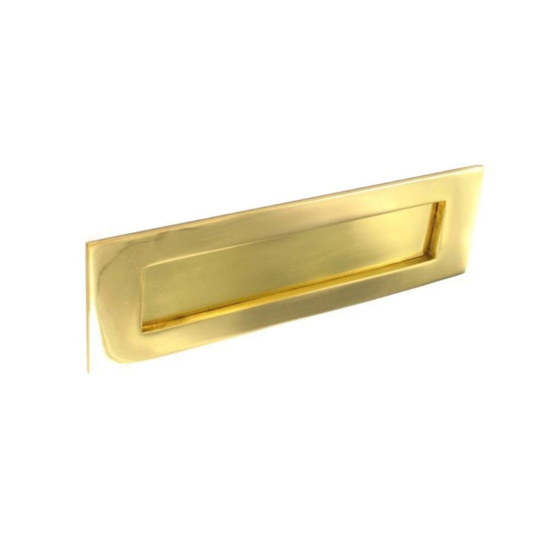 Solid Brass Victorian Letter Plate 255mm x 75mm (10" x 3")