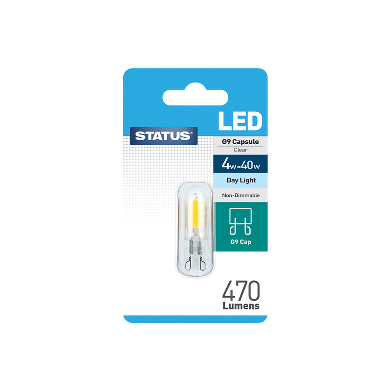Status LED G9 Capsule 4w = 40w Non-Dimmable Daylight