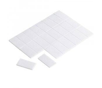 Double Sided Sticky Pads - 25mm x 12mm (1" x 1/2") - 40 Pack (S6370)