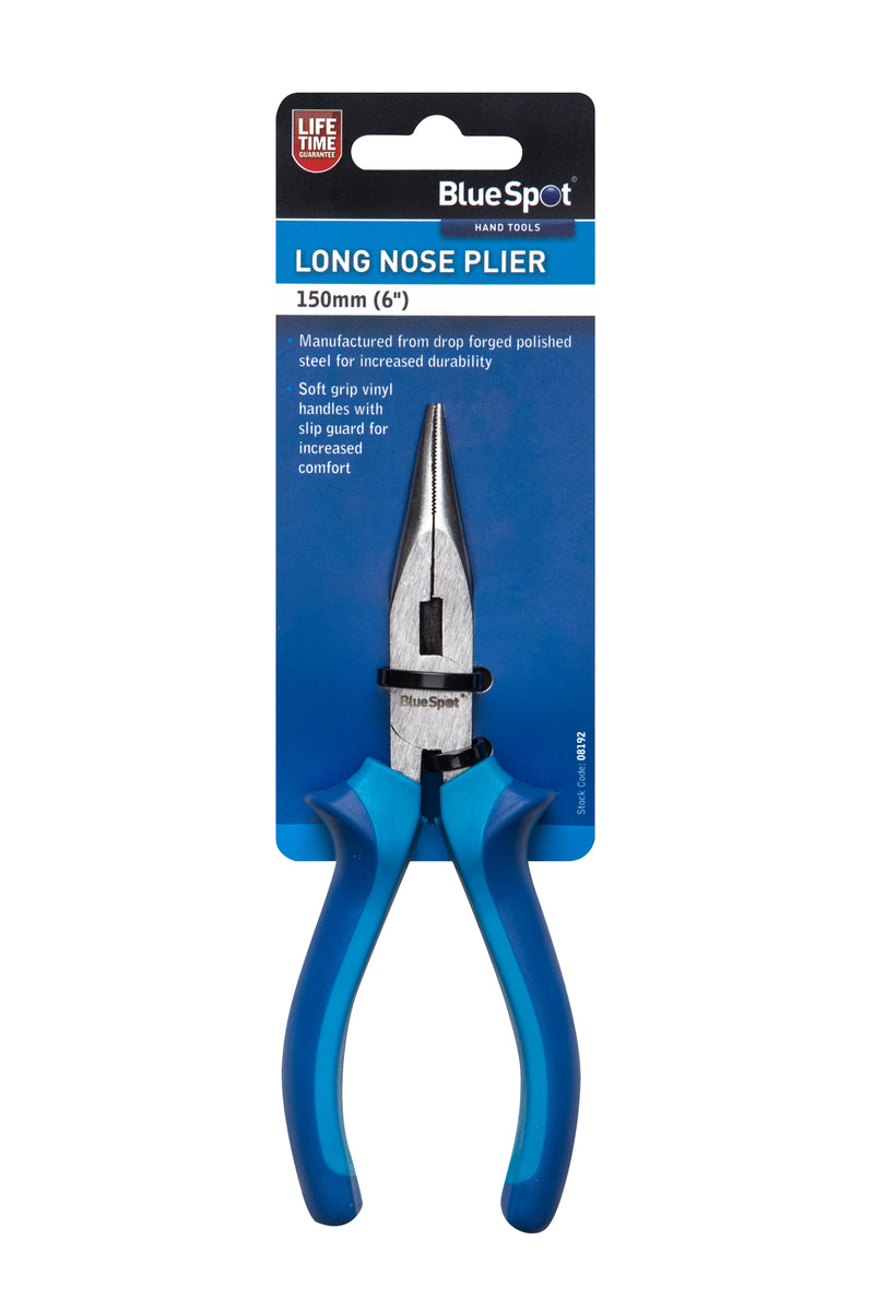 Long Nose Pliers - 150mm (6"), 200mm (8")