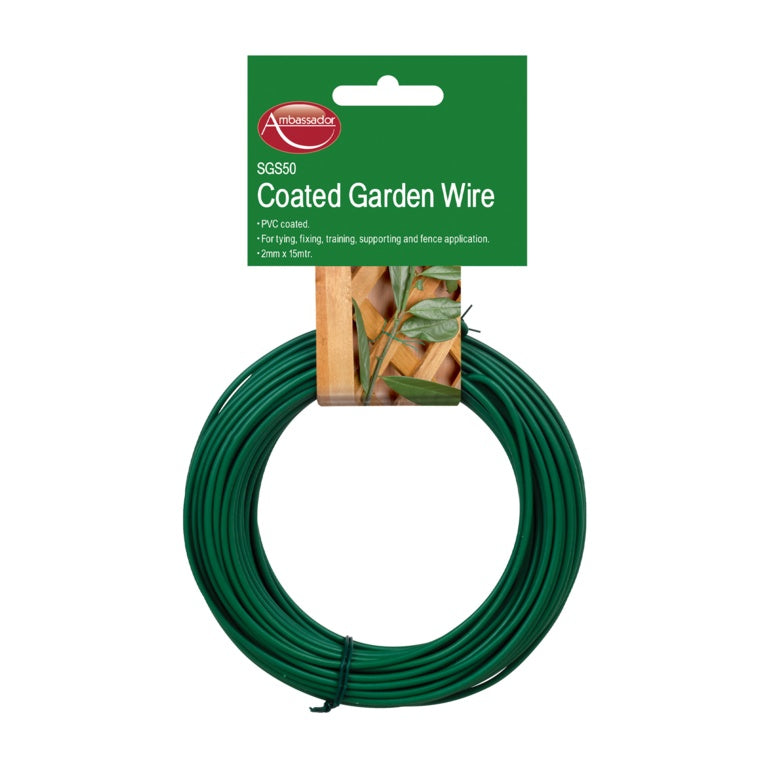 Ambassador - PVC Coated Garden Wire - 2mm