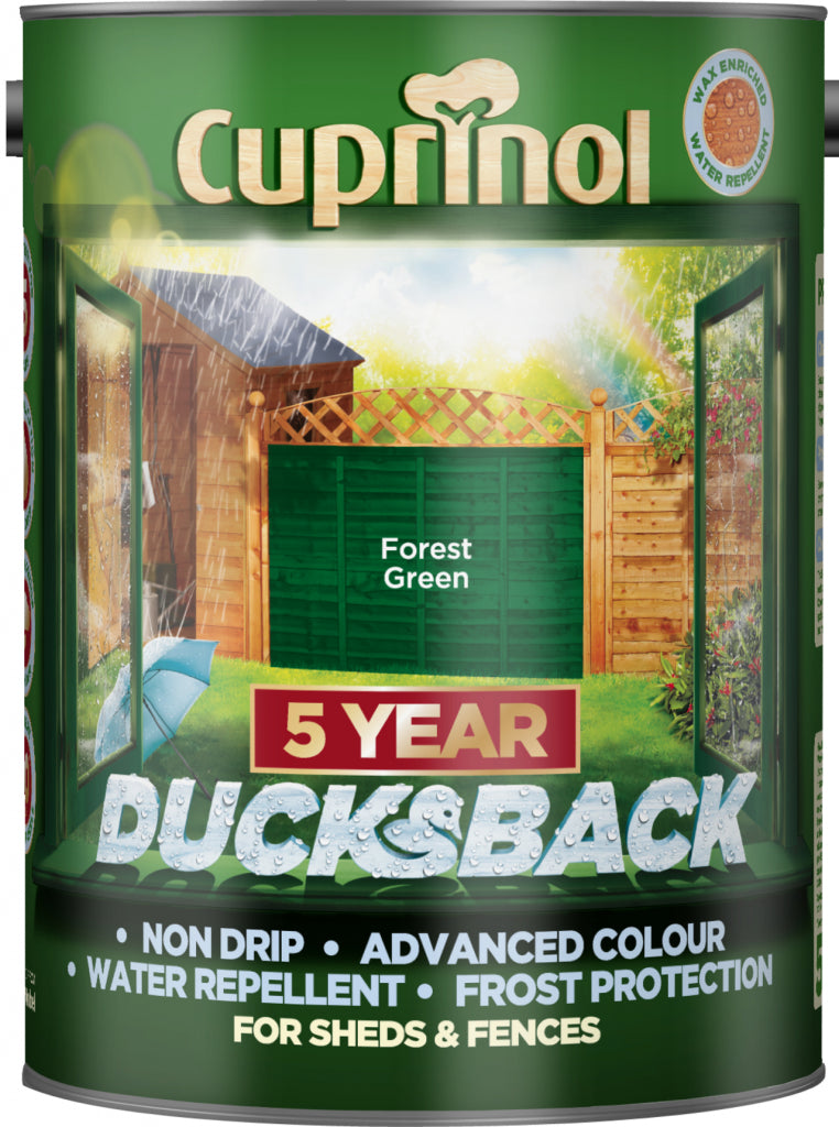Cuprinol Ducksback 5L Forest Green