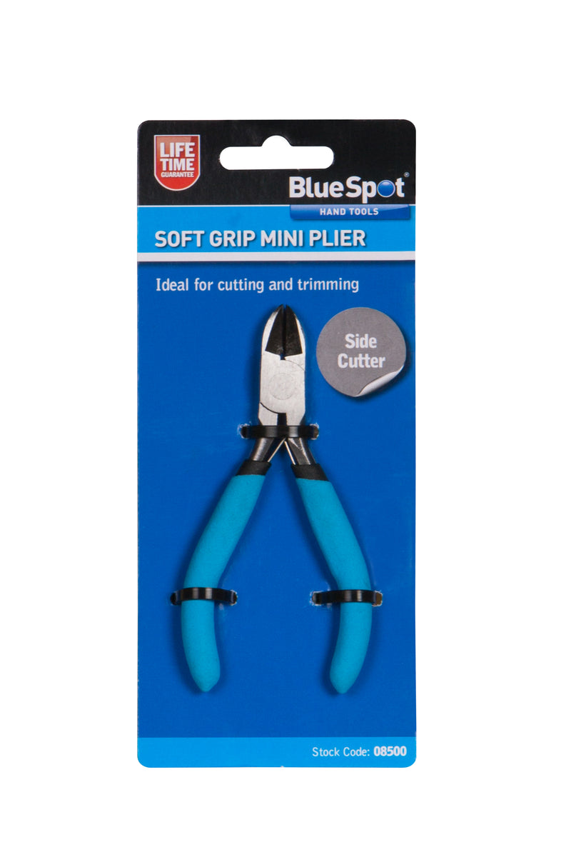 Bluespot Miniature Side Cutter Pliers with Soft Grip (08500)